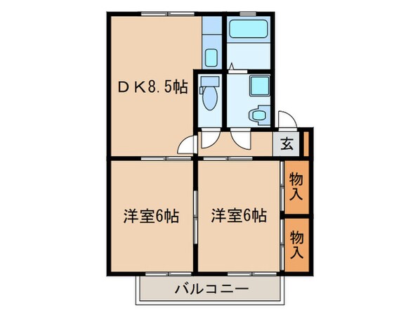 センチュリーパークＢの物件間取画像